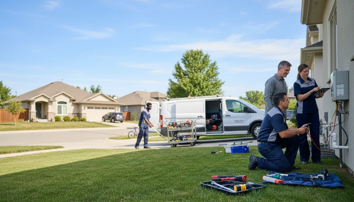 Tankless water heater service in Sterling, OK